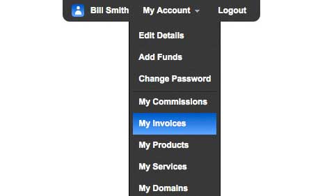 login panel