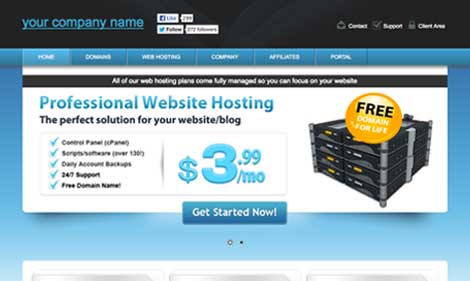 ice host whmcs template preview
